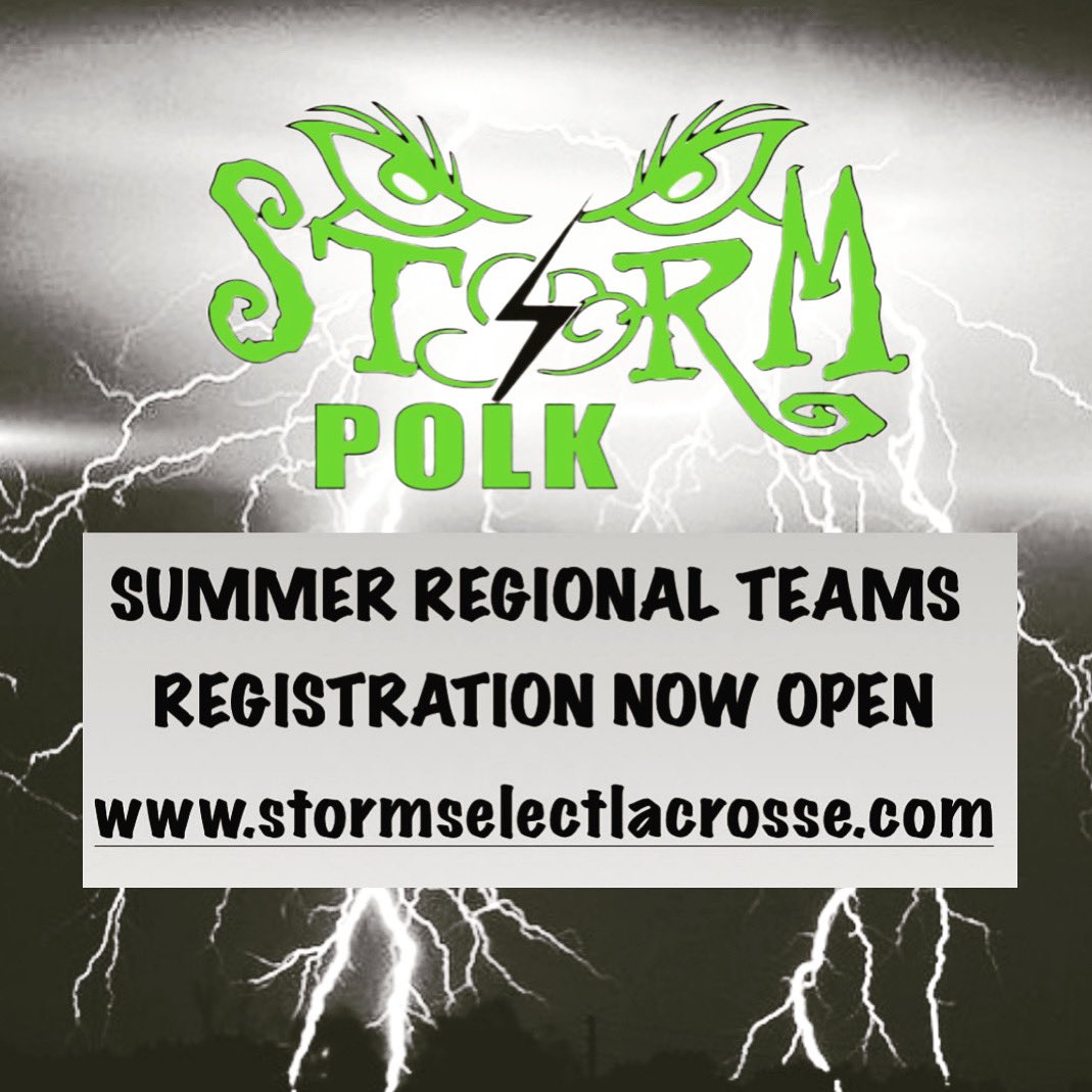 🚨 Let’s GO Polk County 
Summer Regional Lacrosse 
•
Registration Open.  Details on website - link in bio.