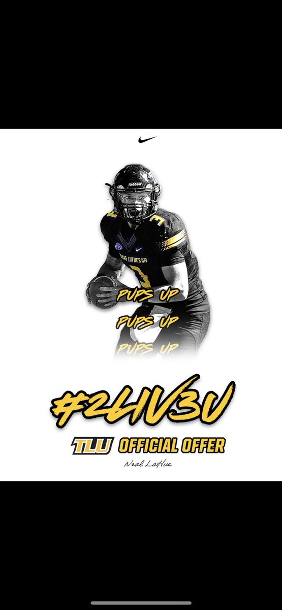After a great visit im blessed to say that I've received a offer from Texas Lutheran university <a href="/Coach_GarciaJ/">Coach Johnny Garcia Jr.</a> <a href="/CoachPeevey/">Eric Peevey</a>