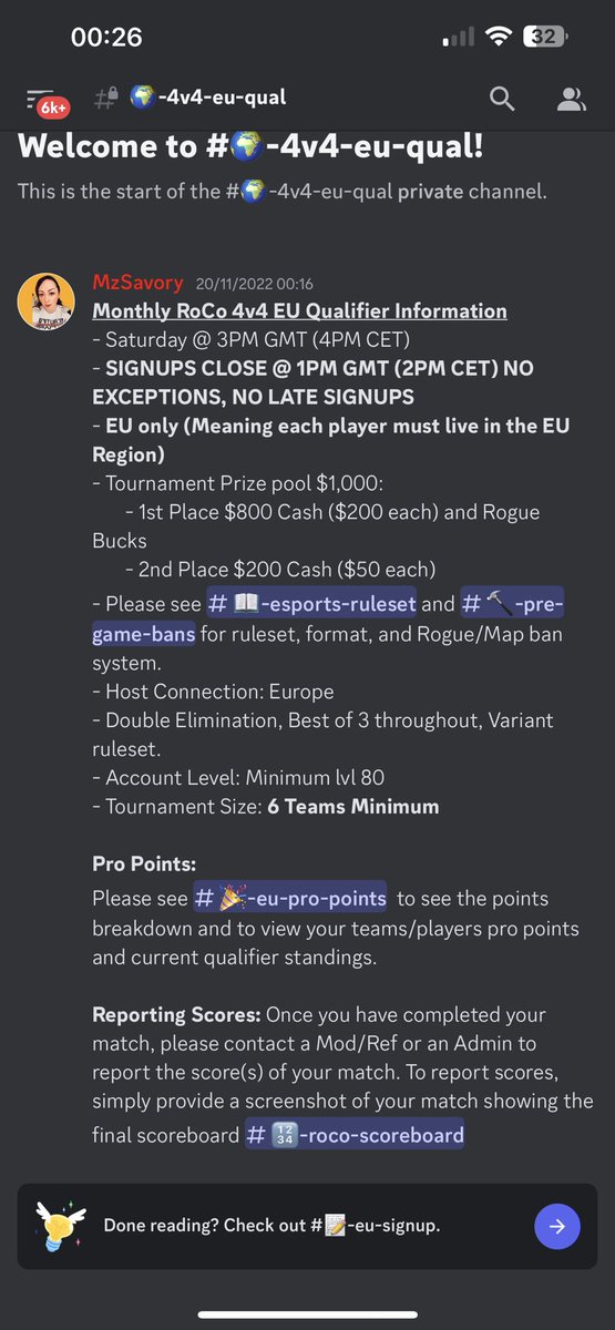 EU Only Tourney Tomorrow at 3pm GMT
discord.com/channels/10277…