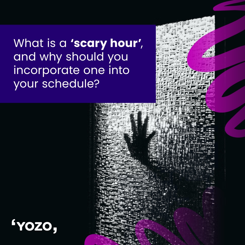 YOZOFinance's tweet image. What is a 'scary hour', and why do highly productive individuals swear by this time-optimising hack? 

businessinsider.com/how-scary-hour…
⁠
⁠
#funding #smallbusiness #scaryhour #productivity #business #success #entrepreneur #yozoknows #sme #sustainability #startup