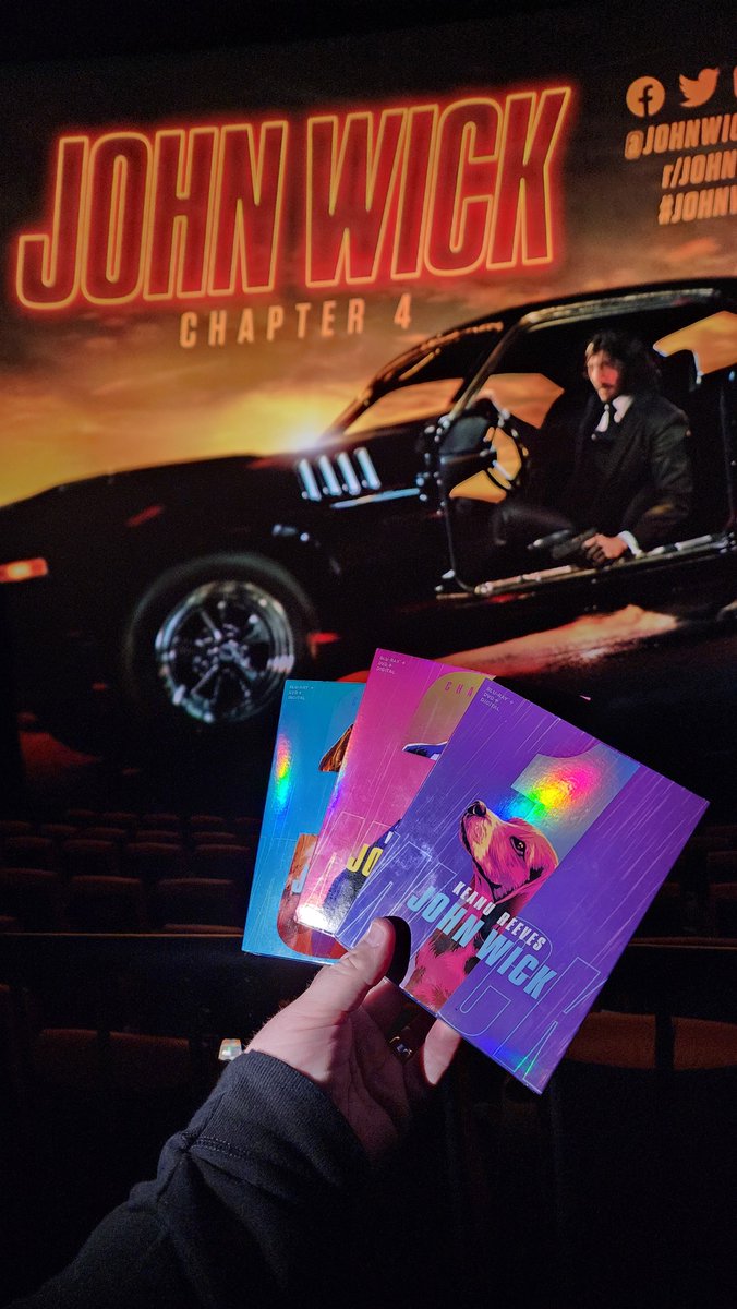 Want to win #JohnWick 1, 2 &amp; 3 on blu-ray + digital? 

1. follow us
2. RT this tweet

We'll pick one winner at random and announce it on our #JohnWick4 episode of the Untitled Film Project Podcast!

Good luck!!

#giveaway