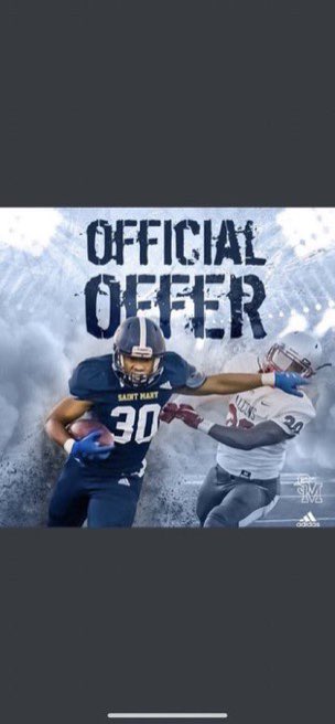 After having a great talk with <a href="/CoachGrimes04/">Coach Grimes</a> i am blessed to receive an offer from the University Of Saint Mary 🔵🟡!!
<a href="/Spire_Football/">Spire Football</a> <a href="/FCProspects_/">First Class Prospects</a> <a href="/football_lions/">Mighty Lion Football</a> <a href="/RecruitLouisian/">Recruit Louisiana™️</a> <a href="/One11Recruiting/">One11 Recruiting</a>