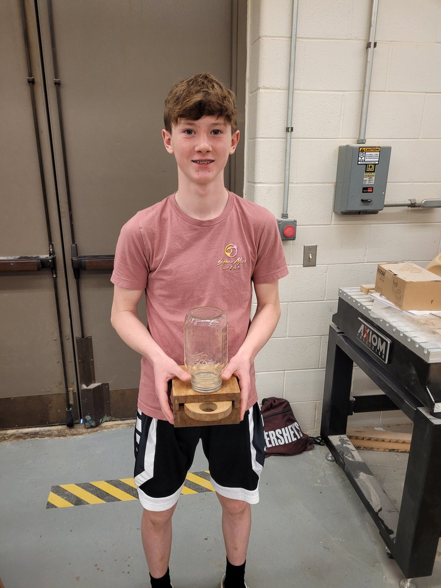 Students absolutely crushed the candy dispenser project....very impressed with all of the creativity and hard work!!  #FABLAB #CCMS