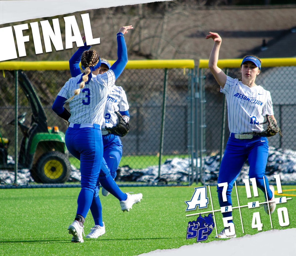Softball picks up their first NE10 win of the year, as they hold off SCSU 7-5 in their first true home game since 2021 

#LetsGoHounds #HoundNation #NE10EMBRACE #d2softball #d2sb
