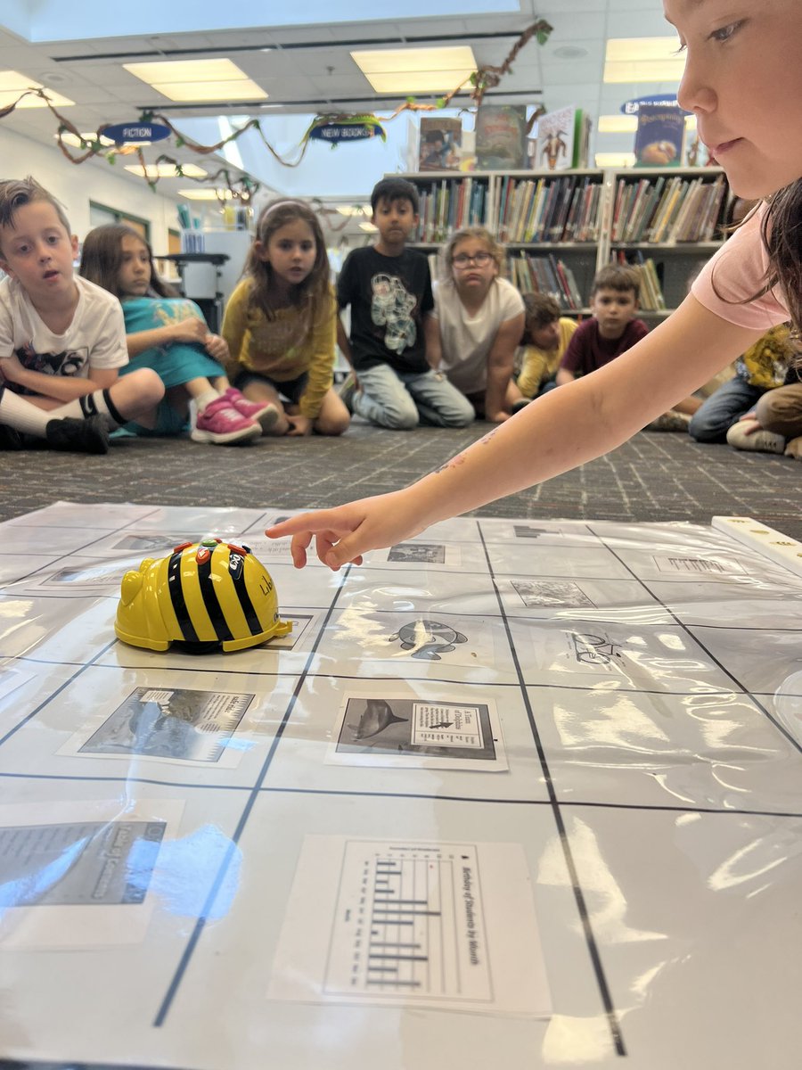 MrsPhillipsLMS's tweet image. Nonfiction text features practice using Beebots!