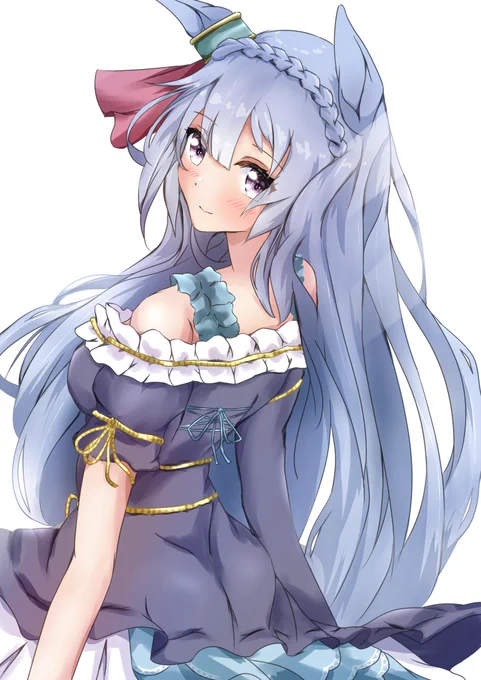 #ウマ娘 尻尾描き忘れバージョン。お尻にかけてのラインが見えるのでこっちの方が好きかも 