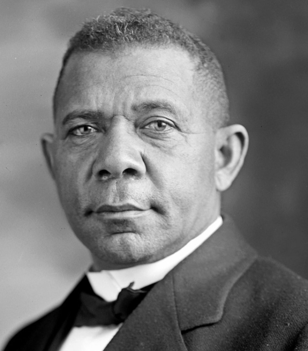 #TuskegeeUniversity founder Booker T. Washington (1856-1915) was a great American in the tradition of Frederick Douglass, Madam C.J. Walker, MLK, Thomas Sowell, and Clarence Thomas. Liberals dislike him because he stood for hard work, self-reliance & personal responsibility.