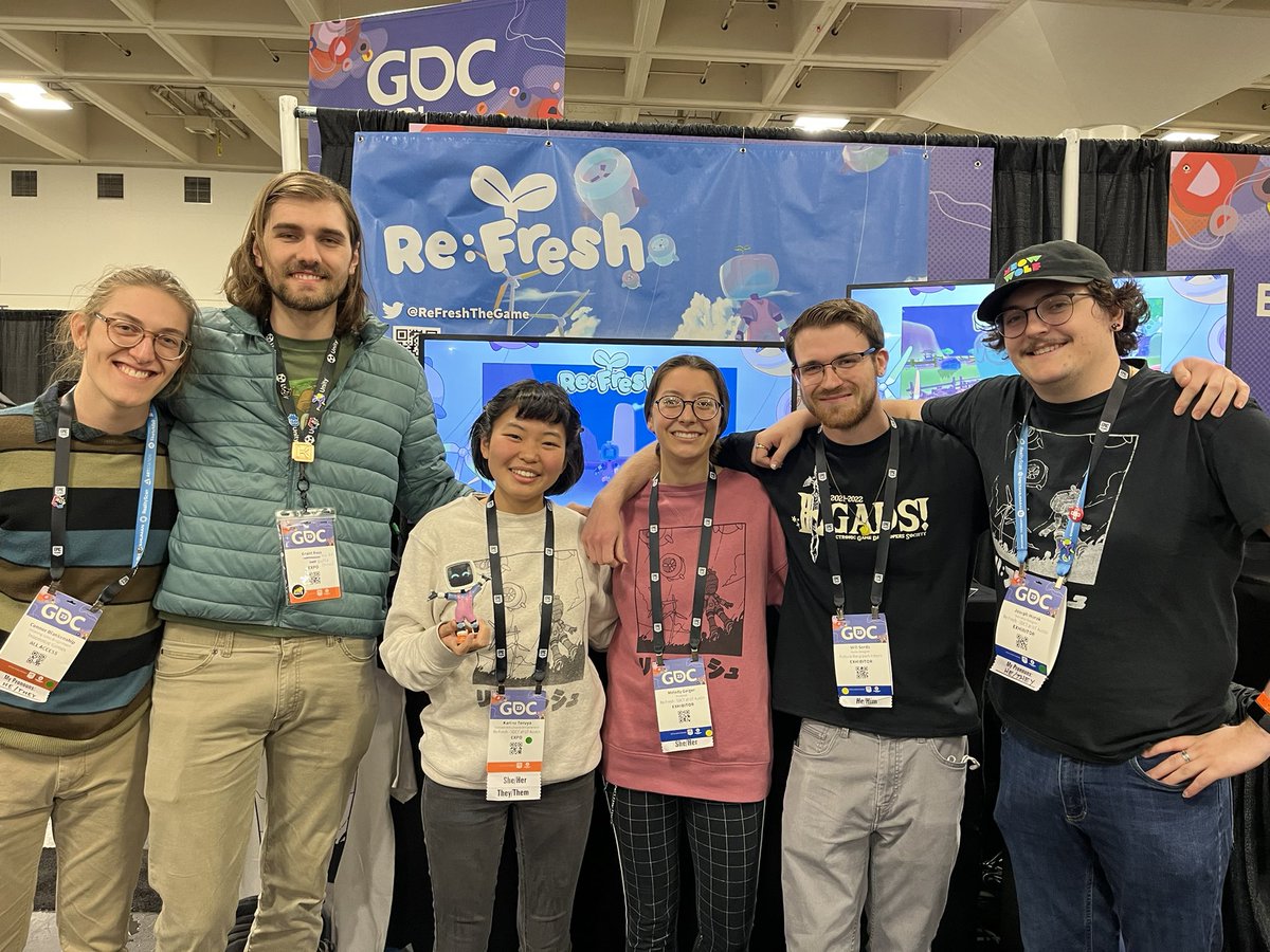 THANK U EVERYONE FOR STOPPING BY THE BOOTH ❤️❤️🥺🌱

The reception to Re:Fresh was amazing and we appreciate everyone who stopped by the booth these past three days :)) #GDC23