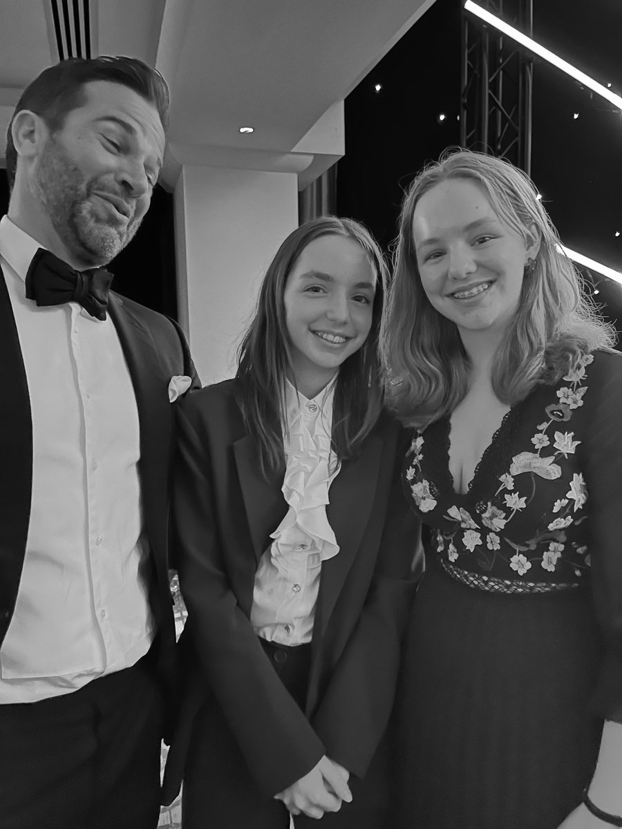 Holly and Emily @ChildofWales awards with <a href="/GethincJones/">Geth</a>. Recreating a wonderful photo and memory from last years event. Thank you <a href="/marketingQB/">James Harper</a> for having us. Well done to all involved for an amazing evening.