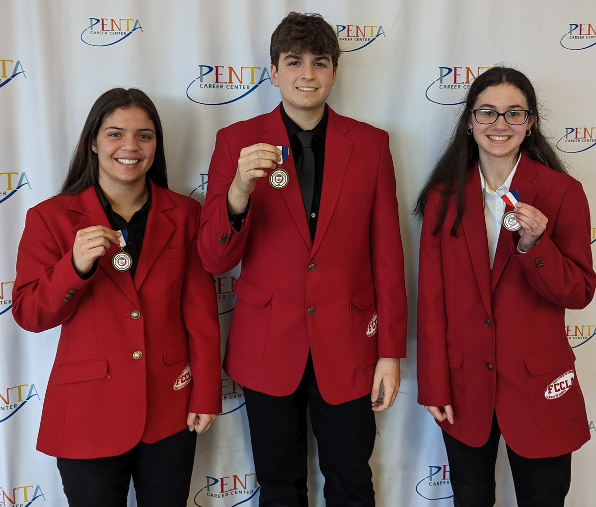 Congratulations <a href="/Kennedy_Kehres/">Kennedy Kehres</a>, <a href="/ChrisAndruch/">Chris A.</a> &amp; Christine on receiving gold in their FCCLA competitions and moving on to compete at the state leadership conference in April.