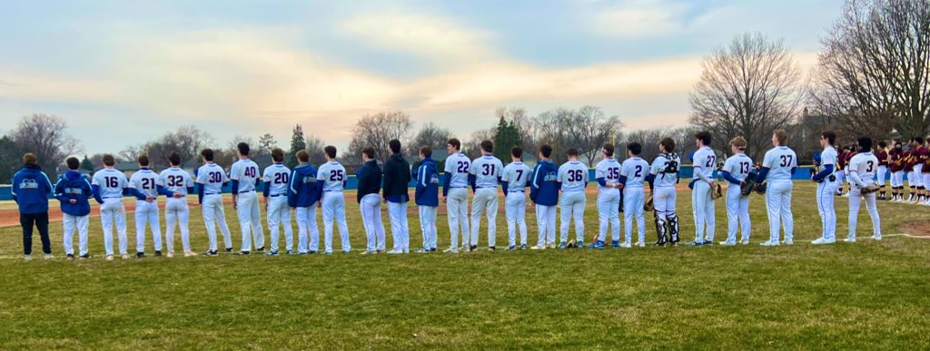 Congrats to Luke Nicholaus (‘25) on his first Varsity hit being a grand slam! #StayHungry