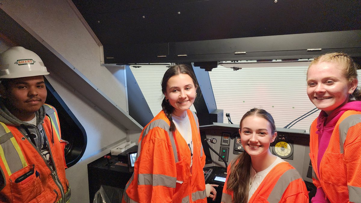 Today the Casa Grande #SonomaCorps students rode the <a href="/smarttrain/">SMART Train</a> from Petaluma to the SMART Rail Operations Center in Santa Rosa &amp; learned about career opportunities in transit. Special thanks to current intern Enrique for leading the tour! #WorkBasedLearning #GapYearInternship
