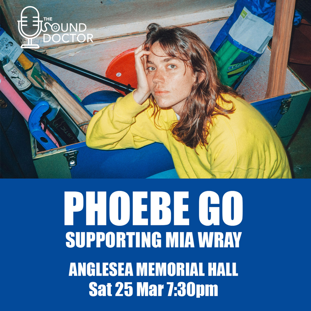 It's a beautiful morning on the Surf Coast and it's going to be a beautiful night at The Sound Doctor with @imphoebego and @miawray 
Doors and bar open 7.30pm
Phoebe Go 8pm
Interval (bar open) 8.30pm
Mia Wray and her incredible band 9pm
If you haven't go… instagr.am/p/CqMRL13rCoN/