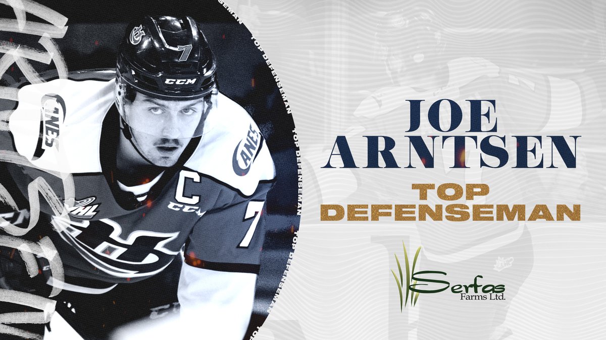 The definition of a competitor. Joe enters tonight leading the blue-line scoring with 34 points while setting career-highs in goals and establishing himself as a feared opponent, &amp; one of the best shutdown defenceman in the WHL. 

Your Serfas Farms Top Defenseman is <a href="/joearntsen4/">joearntsen4</a>!