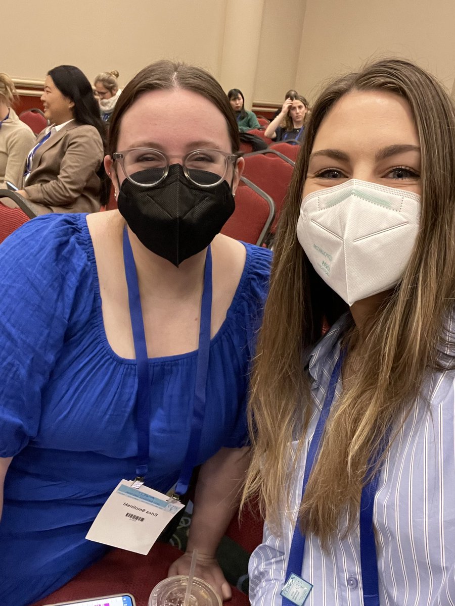annaparenteau19's tweet photo. A highlight of #SRCD23 is seeing my bestie @SmolinskiErica after 5 years (!!!) from undergrad at UMN to living across the country for grad school, we are finally together! 🥹 https://t.co/kSvCJ65Q1h