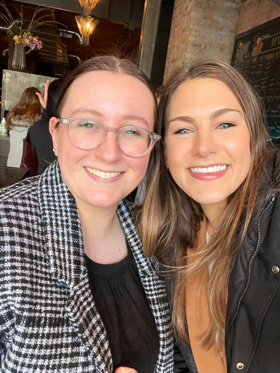 annaparenteau19's tweet photo. A highlight of #SRCD23 is seeing my bestie @SmolinskiErica after 5 years (!!!) from undergrad at UMN to living across the country for grad school, we are finally together! 🥹 https://t.co/kSvCJ65Q1h