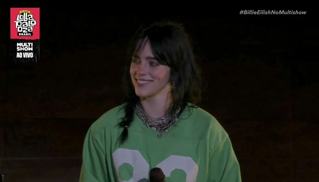 BillieEilishBR's tweet photo. 🚨 O SORRISO! https://t.co/nByTdkHG37