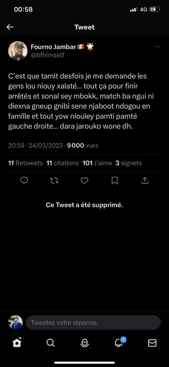 AbouCosta's tweet photo. Mais moom ?😭 Lii warouleine beiteu si moom nak. Il vit pour l’ATTENTION A TOUT PRIX ptdr. Stats moom diarale nako ridiculiser wou
#StopMan #NekaleNitt https://t.co/BXBxdKqPln