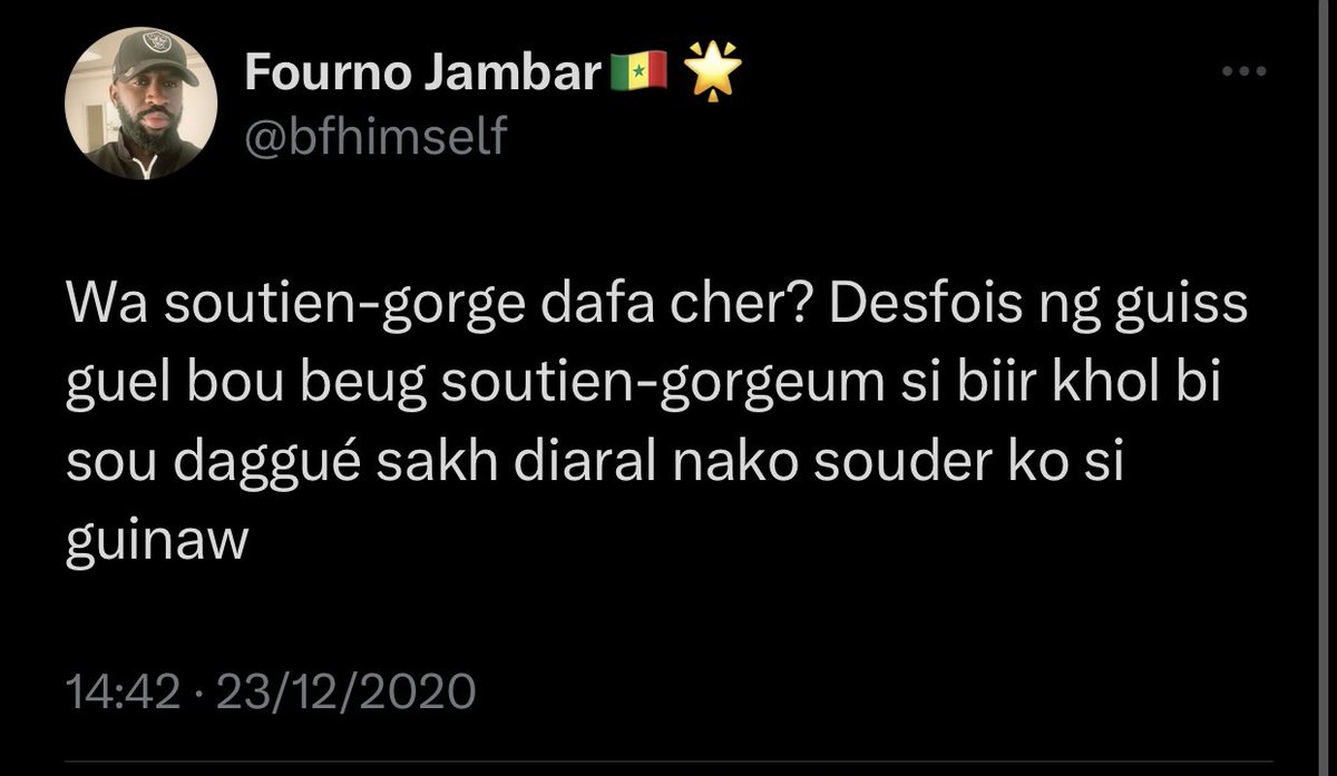 AbouCosta's tweet photo. Mais moom ?😭 Lii warouleine beiteu si moom nak. Il vit pour l’ATTENTION A TOUT PRIX ptdr. Stats moom diarale nako ridiculiser wou
#StopMan #NekaleNitt https://t.co/BXBxdKqPln