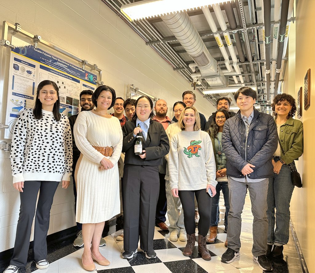 korleygroup's tweet photo. Many congratulations to Dr. Daseul Jang on successfully defending her Ph.D. thesis! 🎓 🎉 Daseul is the first @udmseg matriculated Ph.D. graduate from the Korley Research Group! 👏🏻 https://t.co/8Yp6os4VFi