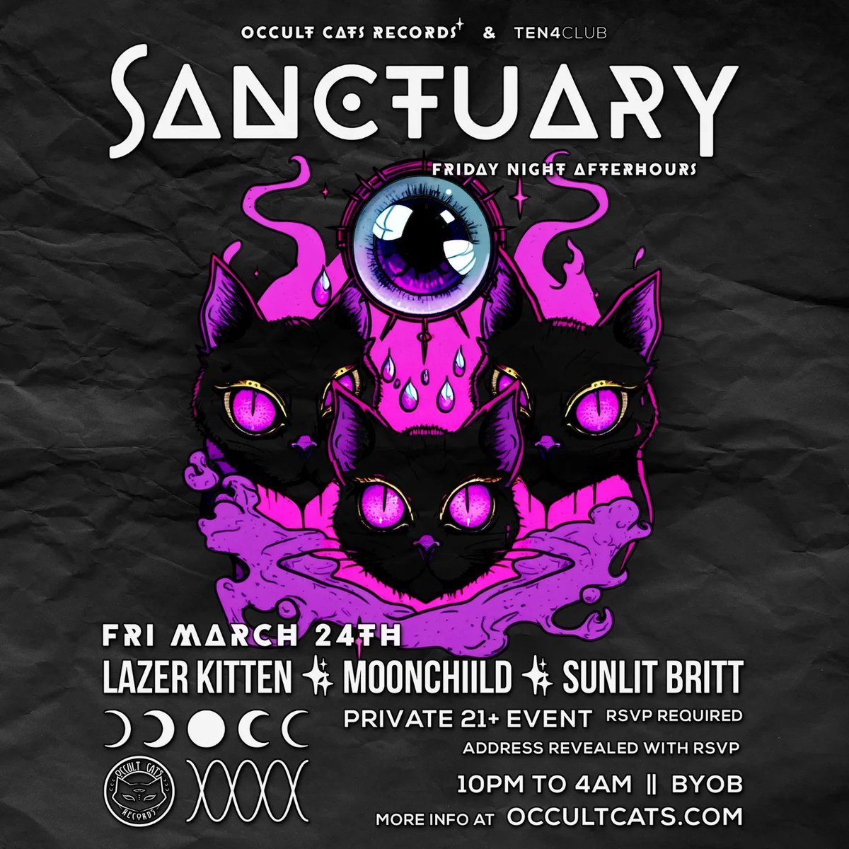 We want everyone to have a good time and be safe tonight!

sequencesoundsystem.ticketspice.com/sanctuary