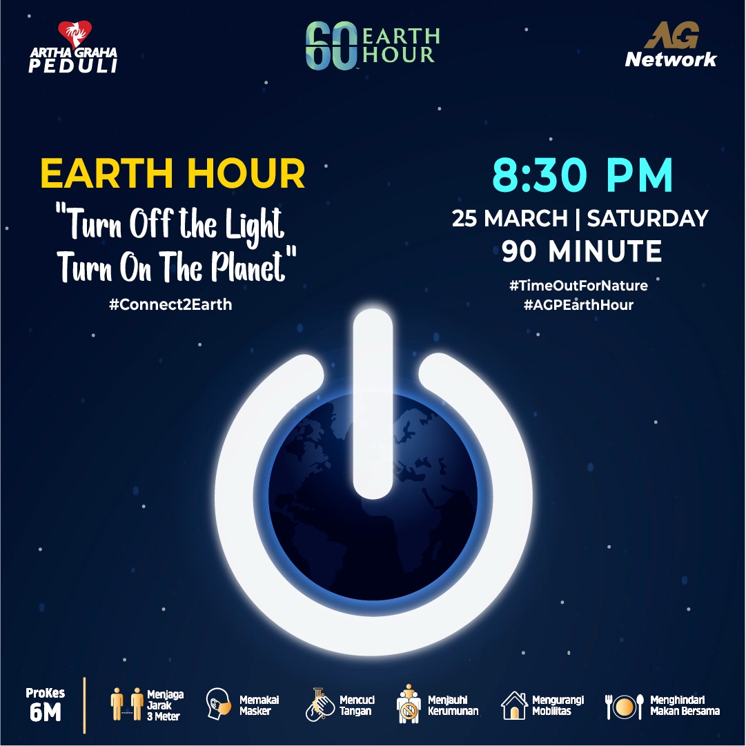 HenriAlma's tweet photo. #earthhour #AGPEarthHour #connect2earth #1JamUntukBumi #iniAksiku #agpearthhour2023 #switchoff2023 #TimeOutForNature https://t.co/sRM0v6aTWR