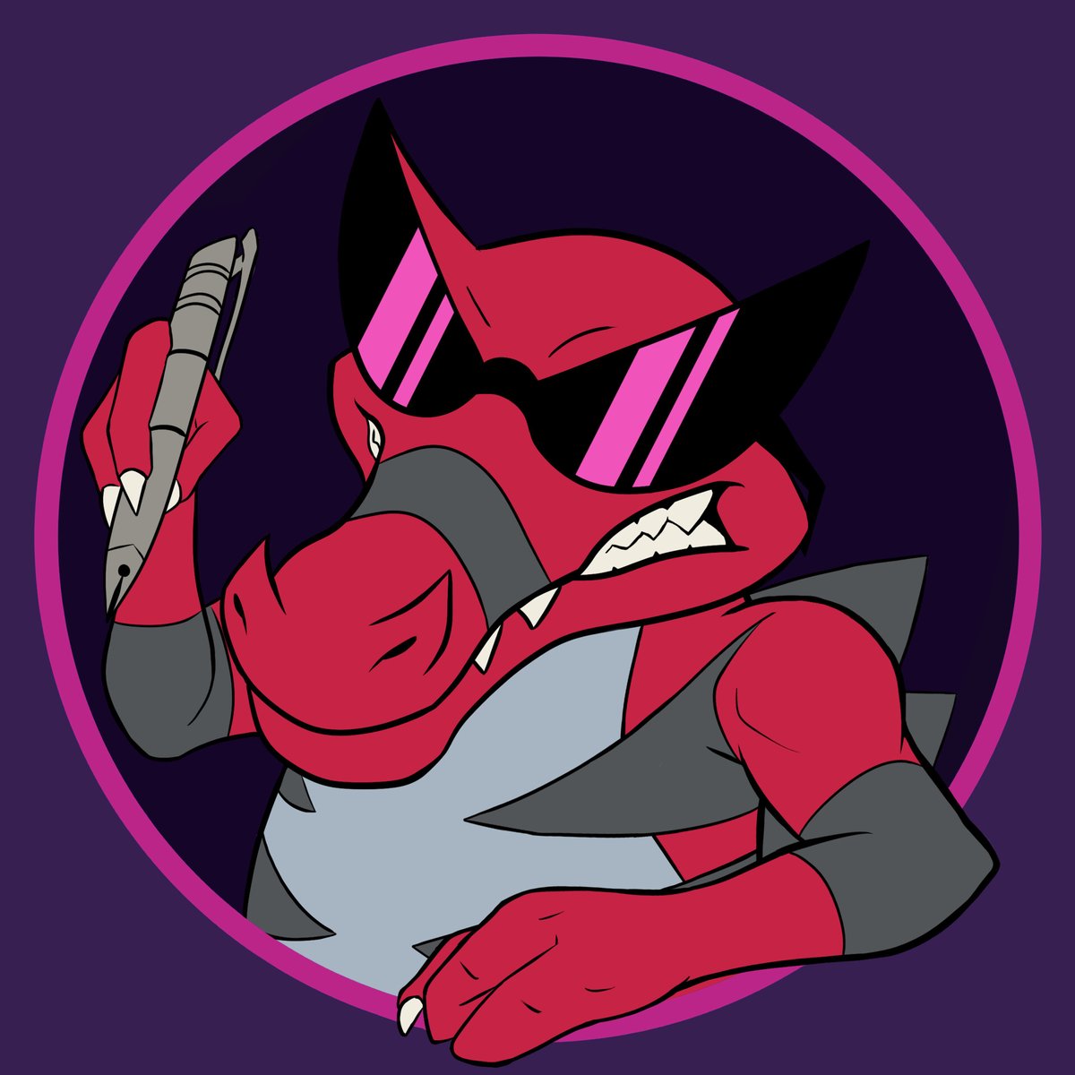 Ziorcos's tweet image. oh look at that it&apos;s my pfp 
#Krookodile #Pokemon #KrookodileFanart #PokemonFanart