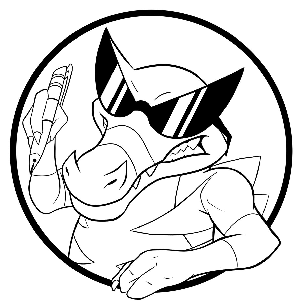 Ziorcos's tweet image. oh look at that it&apos;s my pfp 
#Krookodile #Pokemon #KrookodileFanart #PokemonFanart