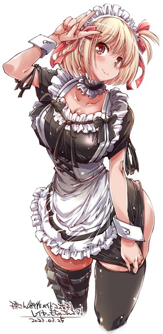 創作メイド錦木千束様です!
ネタ元様⇨@mocha_mcmc様 