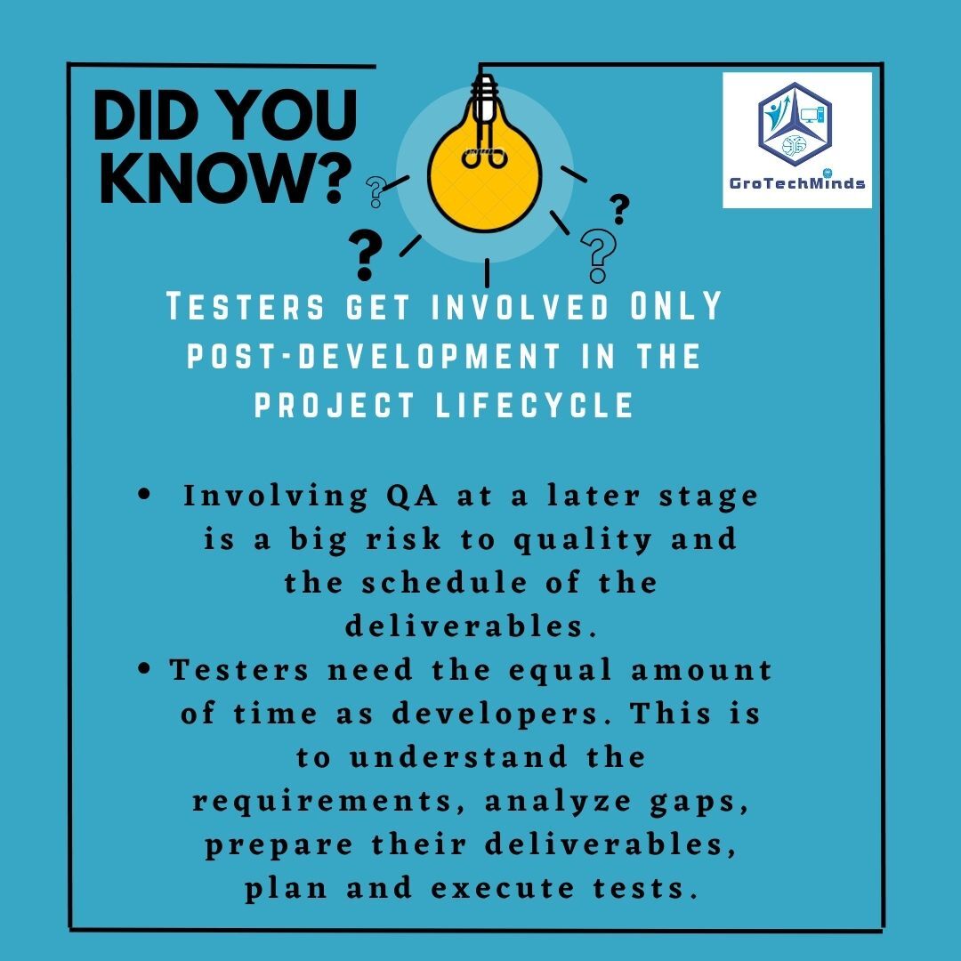 grotechminds's tweet image. Did you know?
.
.
.
.
.
.
#grotechminds #softwaretestingbymkt #automationtesting #automation #automationtesting #Onlineclass #softwaretesting #softwaretester #softwaretestingjobs #testing #softwareengineering #softwarequalityassurance #softwaretestingcompany #softwaretestengineer