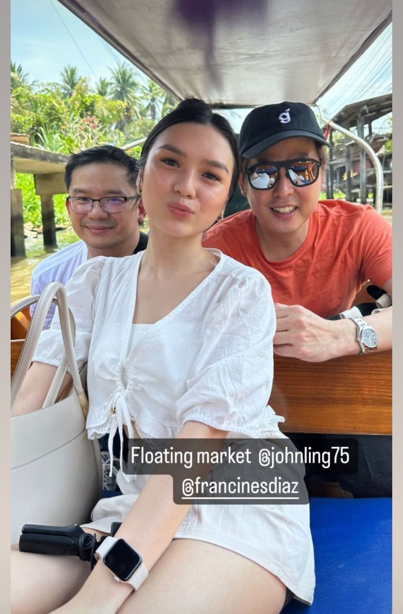 TitasOfCarrels's tweet photo. Our dear carrel is enjoying her stay in Thailand with her team! Yay 🥹🥰 Enjoy ka lang langga

#FrancineDiaz https://t.co/Jd7jXYQTY9