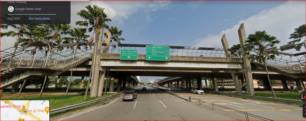 ping_jonas's tweet photo. @LebuhrayaLLB "PEDESTRIAN BRIDGE" ATAS BEBERAPA BUMBUNG SUDAH HILANG                                        
:LOKASI: Jalan Baru, Perai, Penang (E17= Lebuhraya Lingkaran Luar Butterworth-LLB)-2.0KM > Berdekatan "Plaza Tol" https://t.co/pAwmSCkVjB
