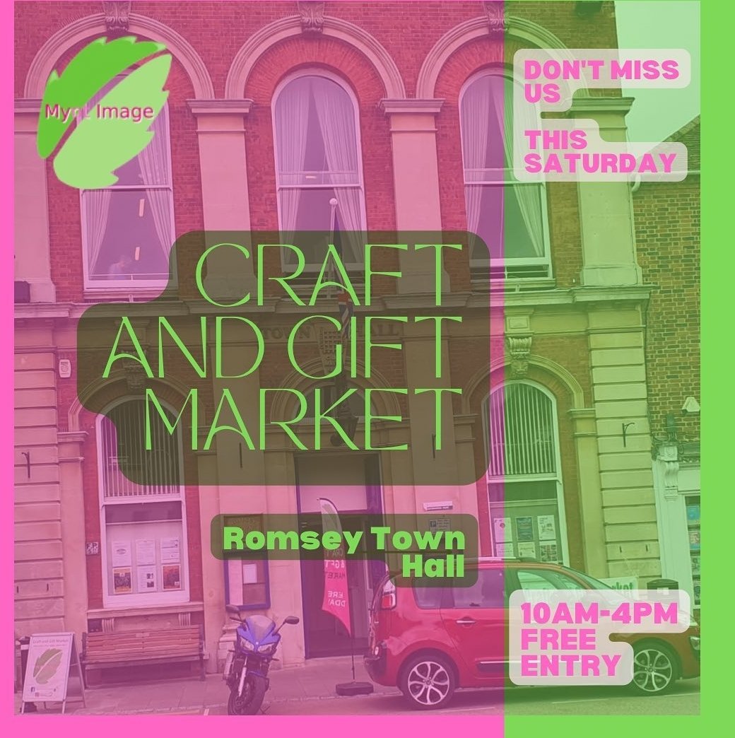 Morning! Looking for something to do today? Come and see us at Romsey Town Hall, free entry and open 10 til 4pm ⭐️ <a href="/MyntImage/">Mynt Image</a> #wiltshiremakers