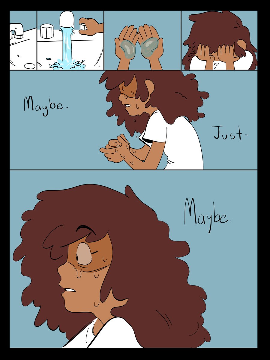 squeempus's tweet photo. my final post to this account!! it was a long time coming because of a few setbacks but the comic is now completed! 🐊🎊🎊🎊 https://t.co/2lUfoQKErc