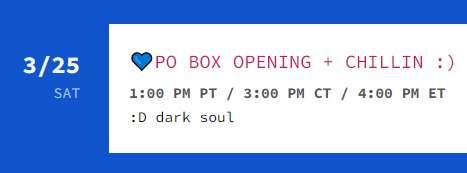 Emiru Updates on Twitter: "PO BOX stream tomorrow 🤞🤞"