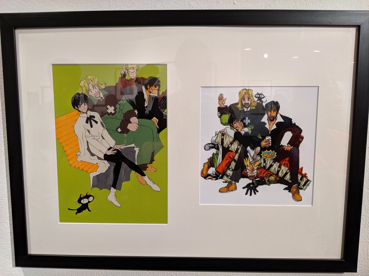 レア品 【新品未開封】 トライガン タペストリー　4 その⑬ 4人が揃ったイラスト！ 楽しそうw #内藤泰弘の世界展