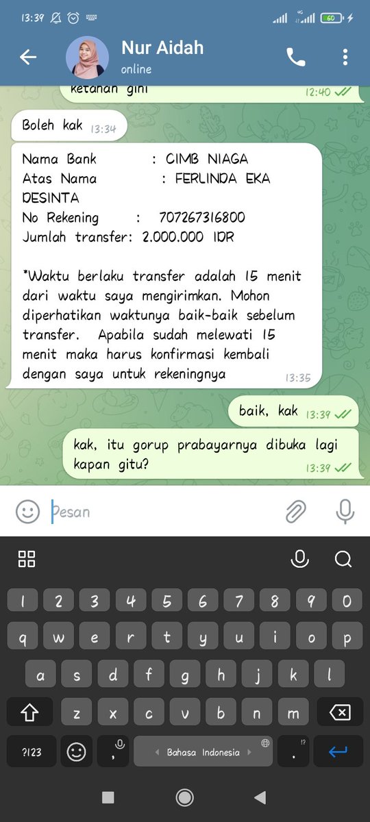 arkana_echi's tweet photo. SI GUKGUK MASIH AZA WATADOS MINTA DEPO
#extradevip
#penipuan
#investasibodong
#trading https://t.co/Px7E6lqT4j