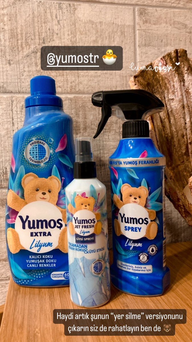 Yumuşatıcı tamam!
Ütü etkisi tamam!
Oda spreyi tamam!
Haydi bir “yer silme” çıkarın, siz de rahatlatın ben de 😍💙 <a href="/SunProductsCorp/">Sun Products</a>