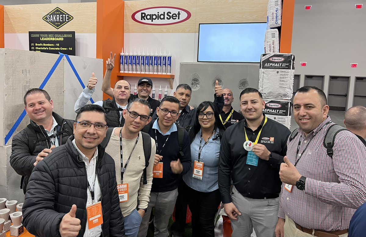 🚨 Innovation that excites!!! 🚨 

Thank you to everyone that stopped by the Rapidset booth to check out our new products, true game changers to the concrete/asphalt industry. Best part about these products is that they are exclusive to The Home Depot! 🛠  

#SMM2023