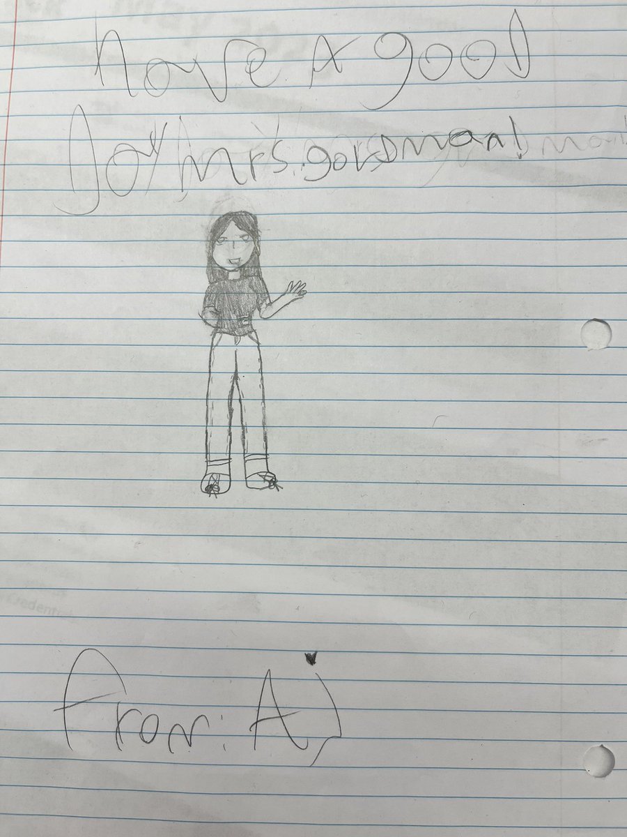 alyssa_paper's tweet photo. I spent another great day at @HillsboroughSch with the @BurnettWolves talking about how @paperlearning offers free 24/7 support for all of their school work! 

I even received a picture drawn specifically for me - my first since leaving the classroom!

#HowWePaper https://t.co/Dj9KqHUviH