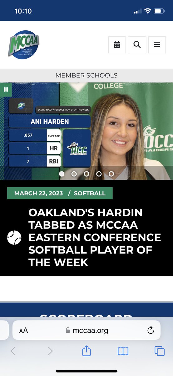 coachjmecorona's tweet photo. Great day, our own Ani Harden earns conference Player of the Week honors and we take two from SC4! #RollRaiders https://t.co/AjVmnbUPUO