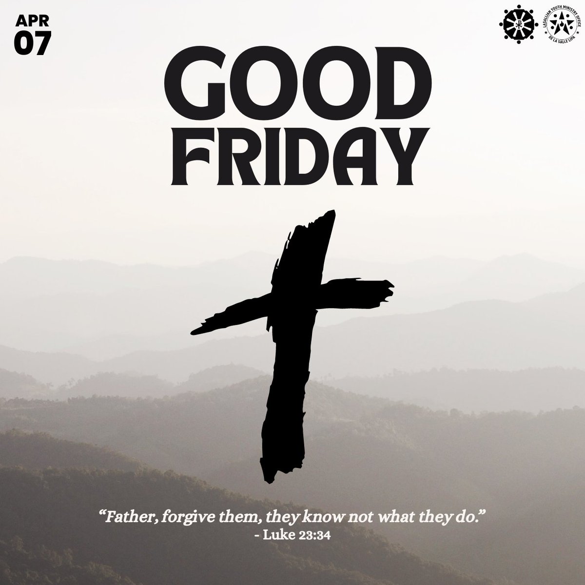 SearchInLipa's tweet photo. For God so loved the world that He gave us His one and only Son, that whoever believes in Him shall not perish but have eternal life. - John 3:16

This Good Friday, let us recall how Jesus sacrificed his life for our sins. https://t.co/FZFAd775Ng
