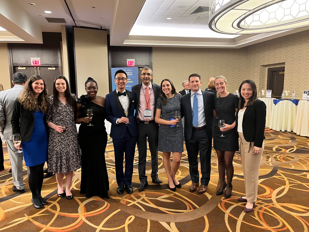 JamesNLuo's tweet photo. @BwhSurgOncology at the @SocSurgOnc Rockin' for Research fundraiser with our fearless leader - featuring @chandrajitraut and all his residents! @BrighamSurgery #BT https://t.co/4hvJjYDp3Z