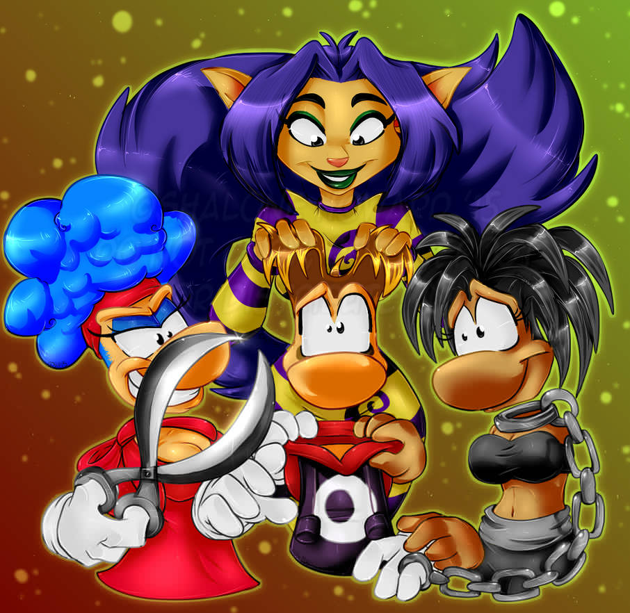 DiurnalHybrid's tweet photo. Rayman’s girlfriends
#Rayman #LyTheFairy #Raynette #RayGirl https://t.co/7sdc54fOUk