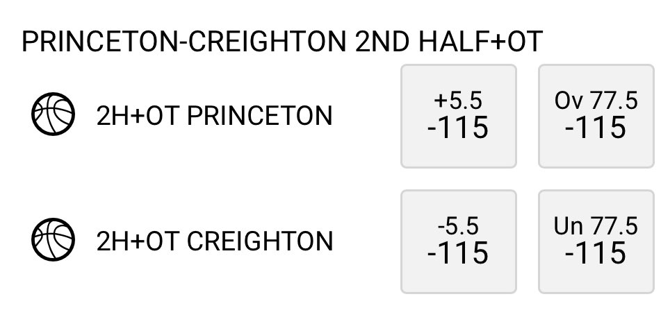 ToddFuhrman's tweet photo. We’ve entered a world where one of the biggest brands in all of legalized sports betting is trading HT lines in the NCAA tournament at -115 both ways

And people ask why professional bettors still play offshore… https://t.co/eE3xp9zmhV