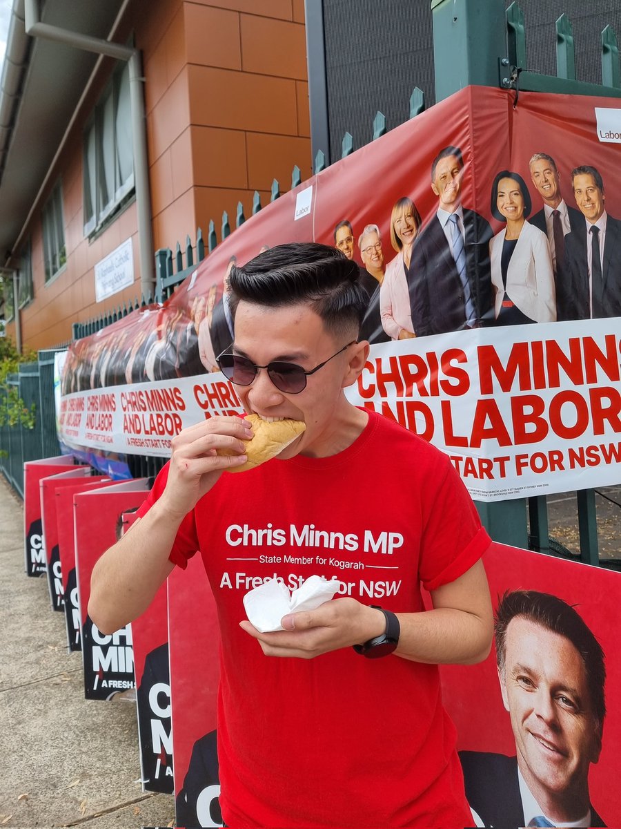 Kurt Cheng (@kurtcheng01) on Twitter photo Biting into a fresh start for NSW π
Another four years of the Liberals would be hard to swallow.
Today, back <a href="/ChrisMinnsMP/">Chris Minns</a> and Vote 1 <a href="/NSWLabor/">NSW Labor</a>.
π³οΈ Find out where to vote - elections.nsw.gov.au/voters/where-dβ¦
π· Richard Lenarduzzi <a href="/PremierComms/">PremierCommsAus</a> Biting into a fresh start for NSW π
Another four years of the Liberals would be hard to swallow.
Today, back <a href="/ChrisMinnsMP/">Chris Minns</a> and Vote 1 <a href="/NSWLabor/">NSW Labor</a>.
π³οΈ Find out where to vote - elections.nsw.gov.au/voters/where-dβ¦
π· Richard Lenarduzzi <a href="/PremierComms/">PremierCommsAus</a>