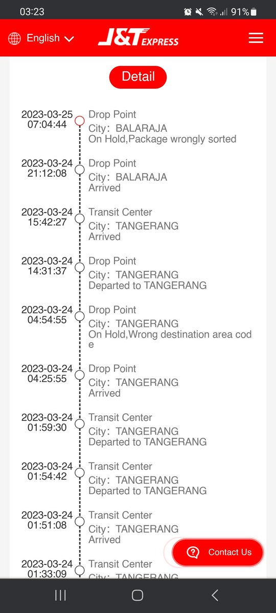 slvness's tweet photo. @jntexpressid ini tolong dong kenapa salah sort mulu ya? Udah 2x salah. Gak sampe2 barangnya https://t.co/OFljfxmx5C