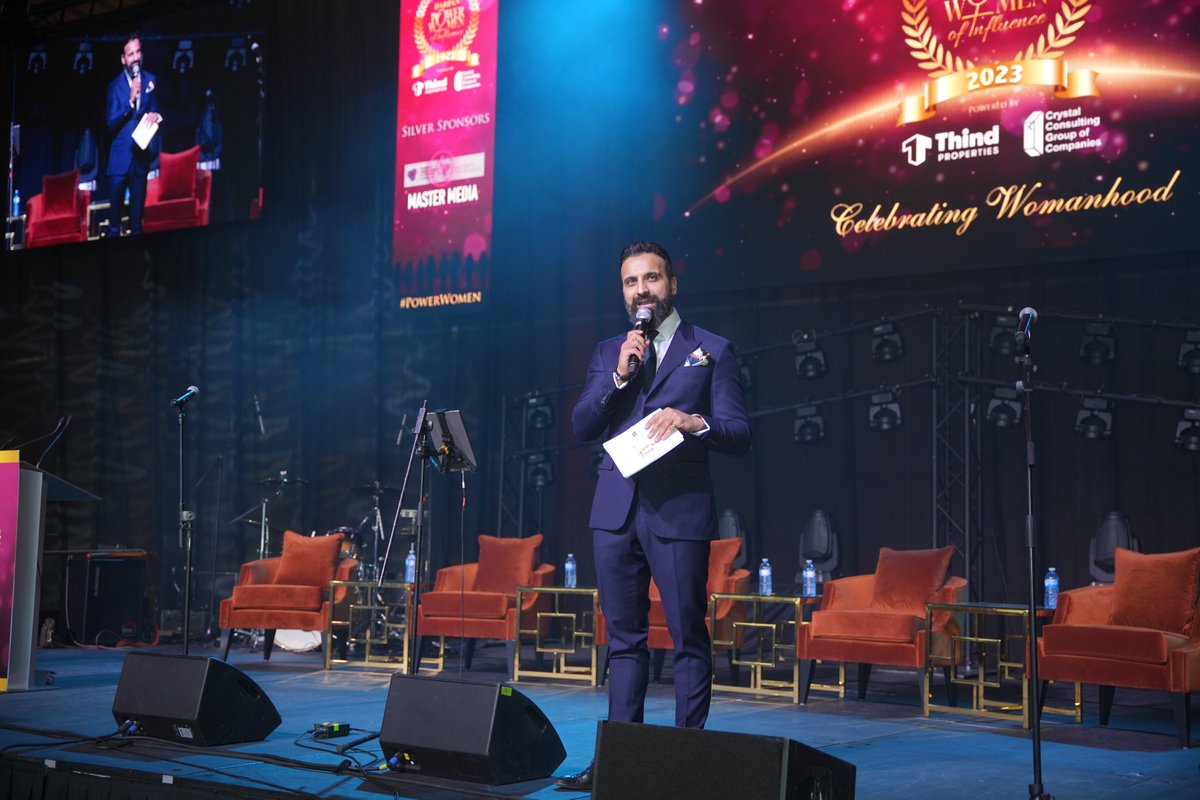 darpanmagazine's tweet photo. Guess Huse back! As the evening officially commences, we are ecstatic to see crowd favorite, Canadian actor and TV personality, Husein Madhavji, kickstart the action at the 2023 Darpan Power Women of Influence Gala.

@HuseM https://t.co/S0ZyD6IGZJ