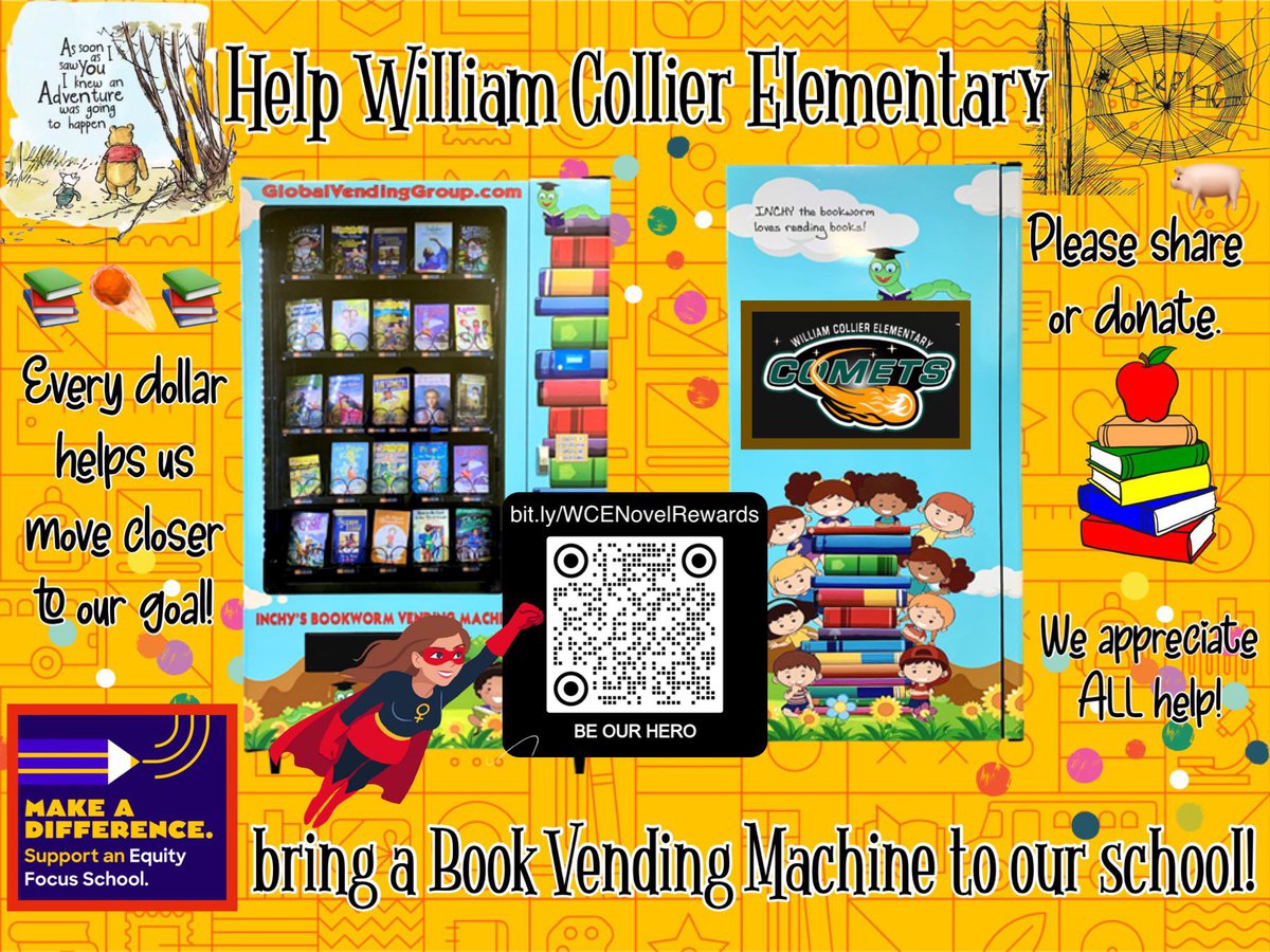 Laura15Edwards's tweet photo. 152 donors are investing in books!! Every donation no matter the size will help kids have access to books with a special golden coin! Please RT for this #EquityFocus school in CA! Thank you! @LouDPhillips @neilhimself @Lesdoggg https://t.co/RQCF35dttJ https://t.co/CcHISH0fIC