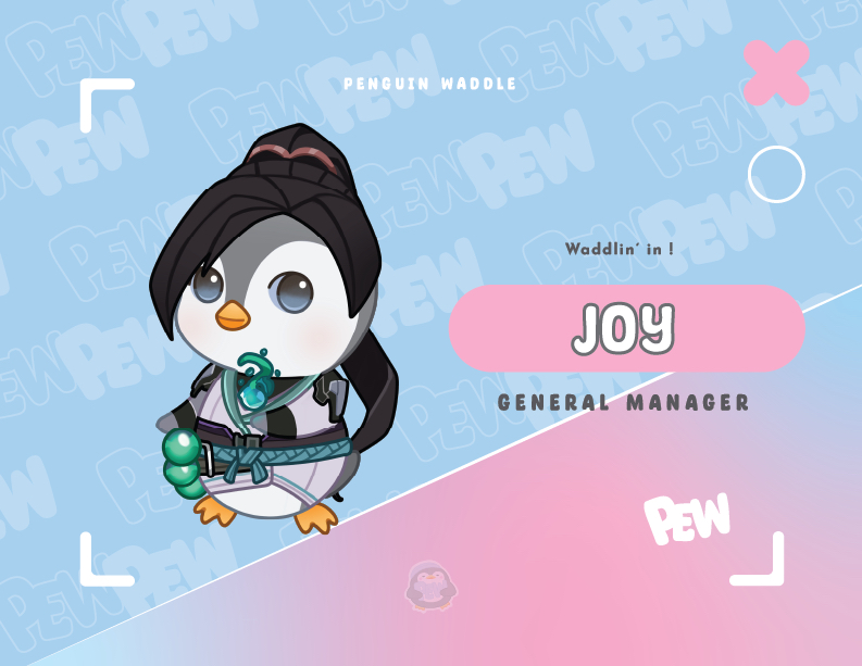 penguwadval's tweet photo. 🚨STAFF ANNOUCEMENT🚨

You've seen her before. Please welcome @joyfpss as General Manager of Penguin Waddle Game Changers 2023. https://t.co/0seSGQOT28